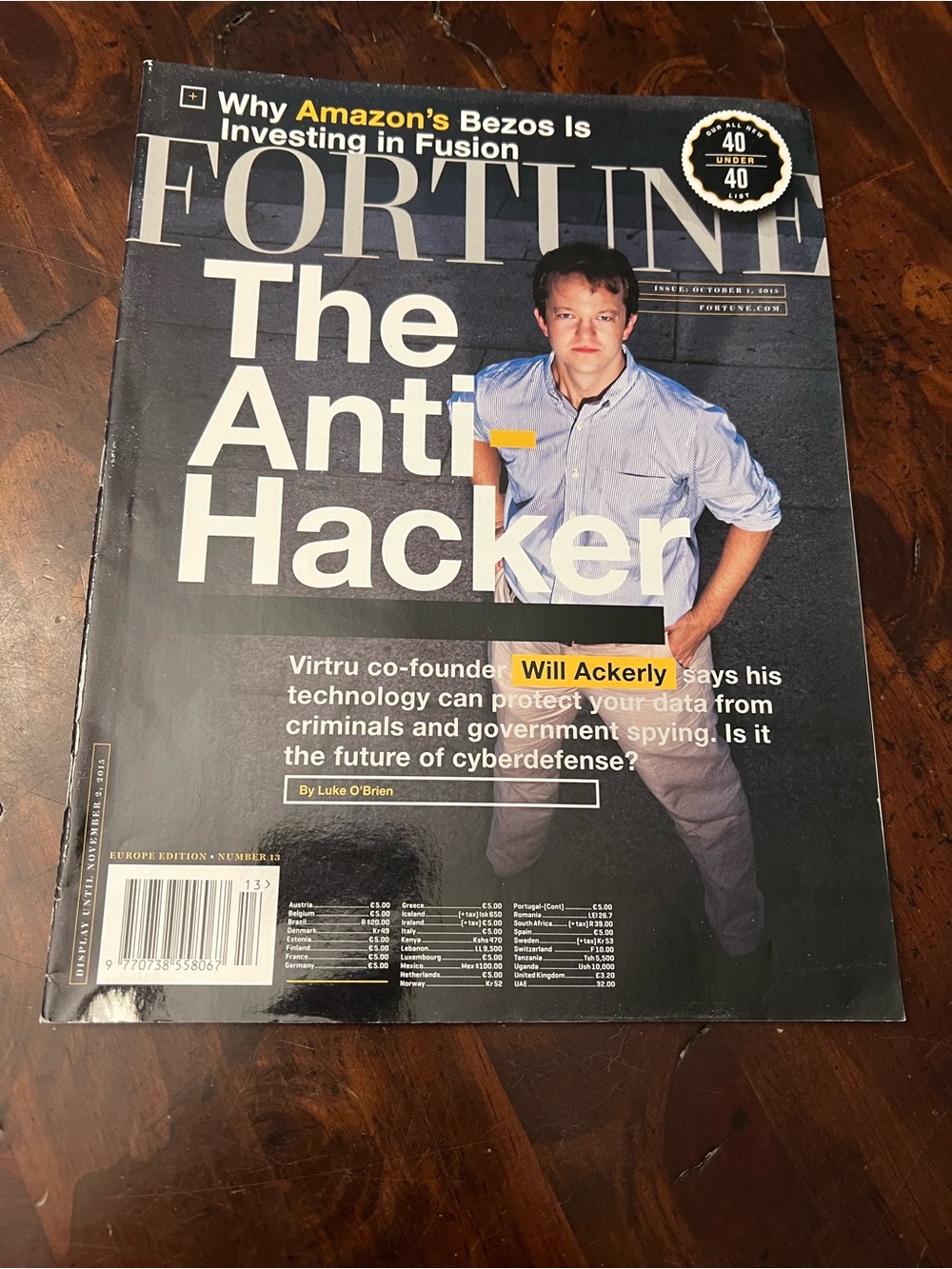 Fortune magazine from October 1, 2015